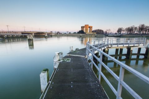 Sluizencomplex de Ganzepoot in Nieuwpoort